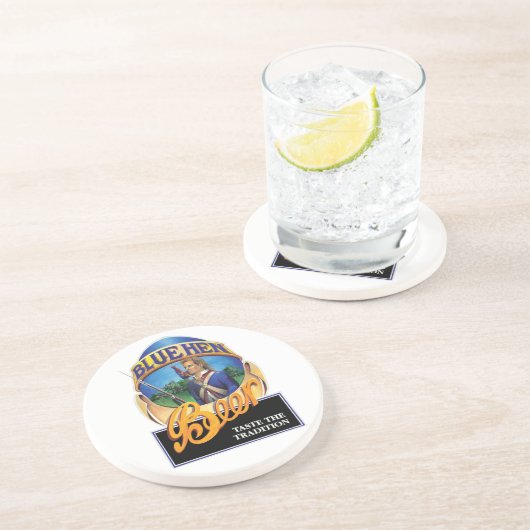 Blue Hen Beer Sandstone Drink Onderzetter (Zijkant)