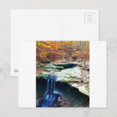 Blue Hen Herfsten Cuyahoga Nationaal Park Ohio Briefkaart (Voorkant / Achterkant)