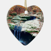 Blue Hen Herfsten Cuyahoga Nationaal Park Ohio Keramisch Ornament (Rechts)