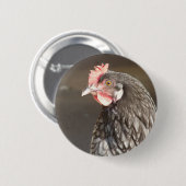 Blue Hen Ronde Button 5,7 Cm (Voorkant /achterkant)