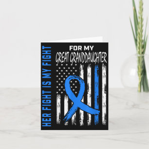 Blue Her Fight Diabetes Awareness Shirt Great Gran Kaart
