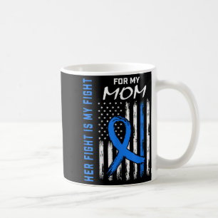 Blue Her Fight is mijn strijd tegen diabetes bewus Koffiemok