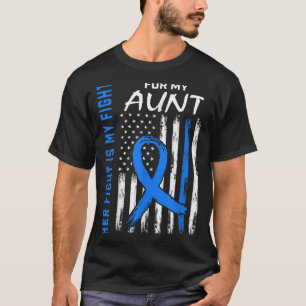 Blue Her Fight is mijn strijd tegen diabetes bewus T-shirt