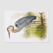 Blue Heron 1 Decoupage Papier (Voorkant)