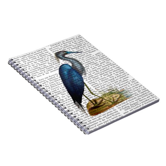 Blue Heron 3 2 Notitieboek (Rechterzijde)