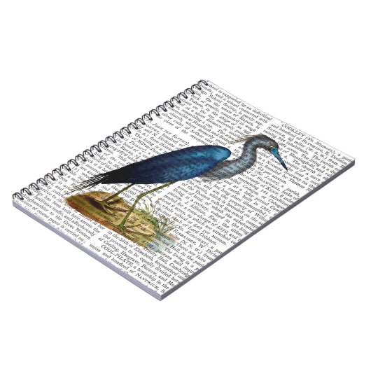 Blue Heron 3 2 Notitieboek (Linkerzijde)