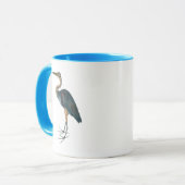 Blue Heron 3 Mok (Voorkant links)