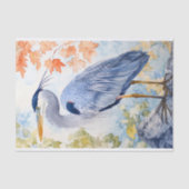 Blue Heron 4 Decoupage Papier (Voorkant)