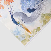 Blue Heron 4 Decoupage Papier (Detail)