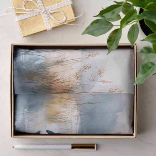 Blue Heron 8 Decoupage Papier (Geschenk)