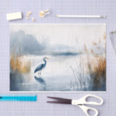 Blue Heron 8 Decoupage Papier (Craft)