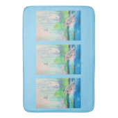 Blue Heron Bath Mat (Voorkant Verticaal)