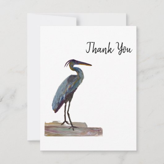 Blue Heron bedankt (Voorkant)
