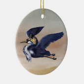 Blue Heron bij Sunset Ornament (Rechts)