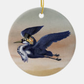 Blue Heron bij Sunset Ornament (Voorkant)