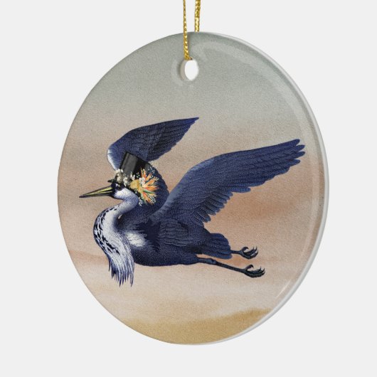 Blue Heron bij Sunset Ornament (Links)