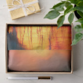 Blue Heron bij zonsopgang Decoupage Tissuepapier (Geschenk)