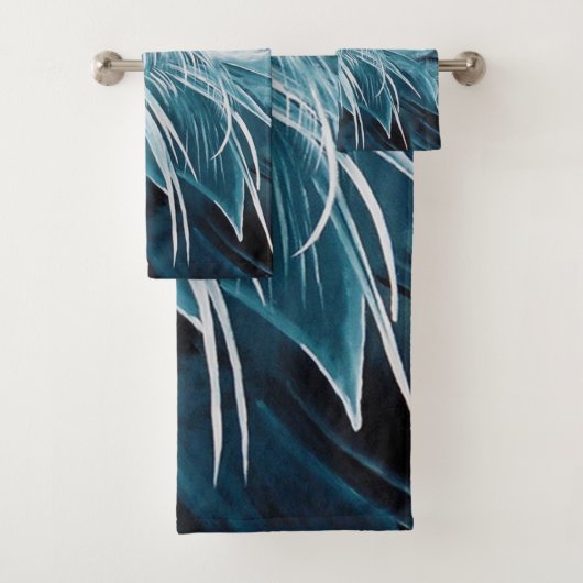 Blue Heron Bird Bad Handdoek (Insitu)