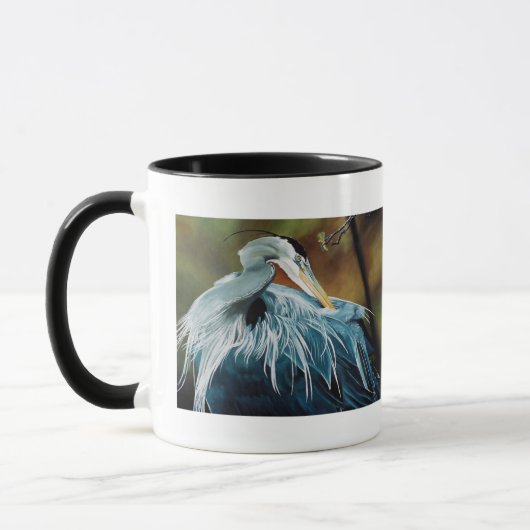 Blue Heron Bird Mok (Links)