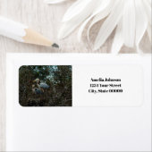 Blue Heron Birds Nest Personaliseer retouradres Etiket (Insitu)
