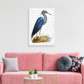 Blue Heron Canvas Afdruk (Insitu (Woonkamer))