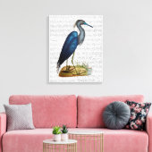 Blue Heron Canvas Afdruk (Insitu (Woonkamer))