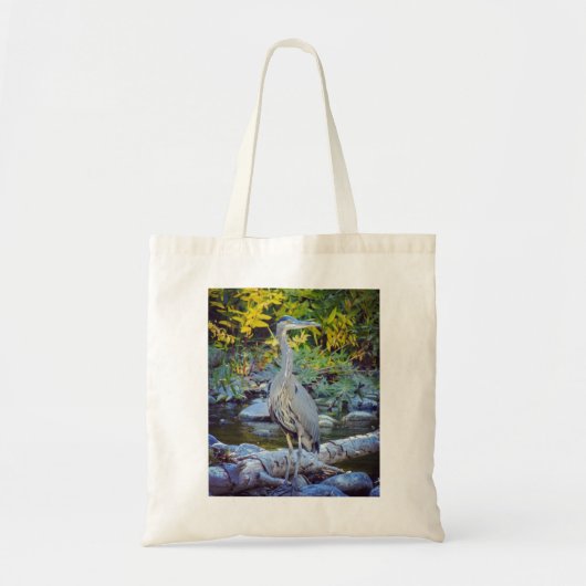 Blue Heron Canvas tas (Voorkant)