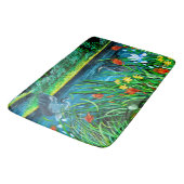 Blue Heron Couple Bath Mat (Gekanteld)