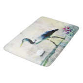 Blue Heron Custom Bath Mat (Gekanteld)
