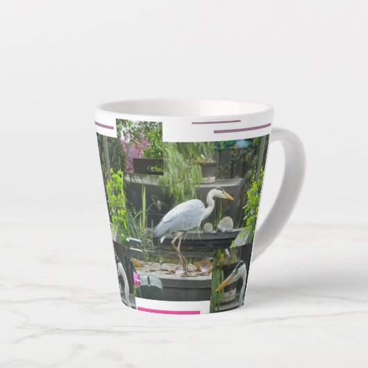 Blue Heron Design Latte Mok (Rechterhoek)
