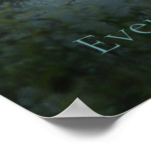 Blue Heron Earth Day Poster Print (Hoek)