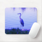 Blue Heron Egret Muismat (Met muis)