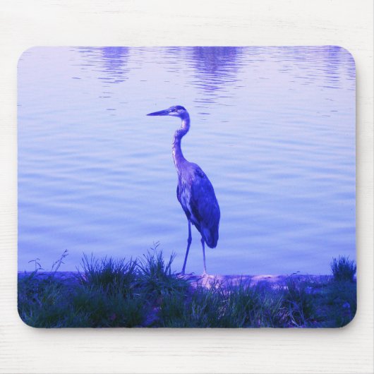 Blue Heron Egret Muismat (Voorkant)