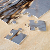 Blue Heron en Fern Hill Wetlands Legpuzzel (Zijkant)