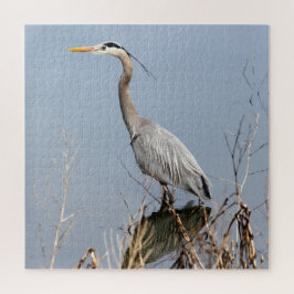 Blue Heron en Fern Hill Wetlands Legpuzzel