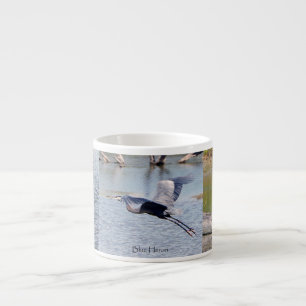 Blue Heron espresso mok