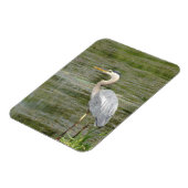 Blue Heron Flexibele Fotomagneet Magneet (Linkerzijde)