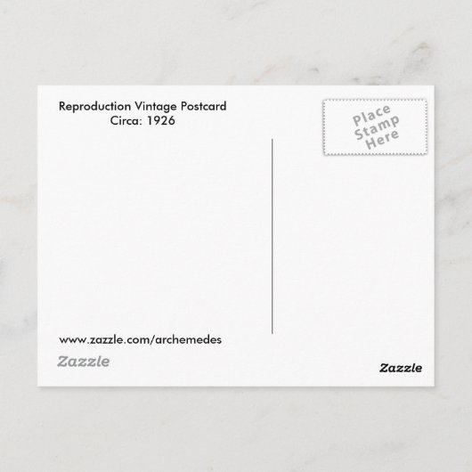  Blue Heron Florida Briefkaart (Achterkant)