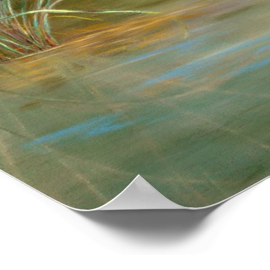 Blue Heron Gevist Poster (Hoek)