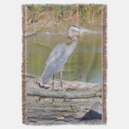 Blue Heron gootdedeken Deken