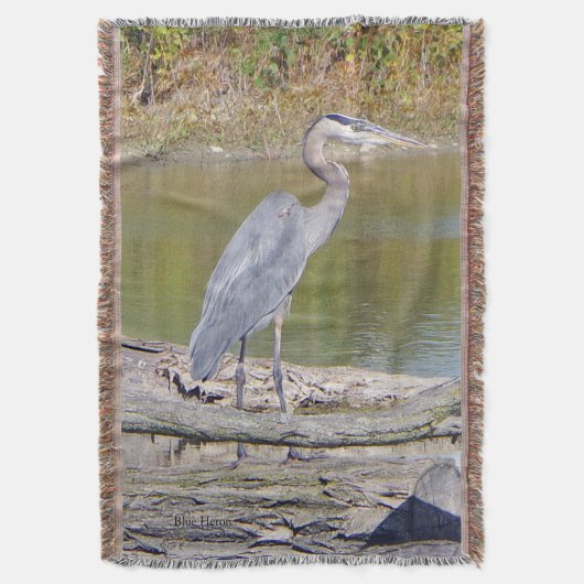 Blue Heron gootdedeken Deken (Voorkant Verticaal)