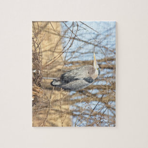 Blue Heron Horizontal Legpuzzel