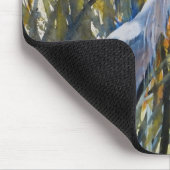 "Blue Heron in Tall Grass Waterverf" Muismat (Hoek)