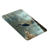 Blue Heron in Wetland Magnet Magneet (Rechterzijde)