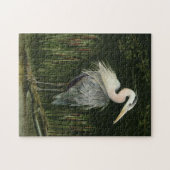 Blue Heron Jigzaag Puzzle Legpuzzel (Horizontaal)