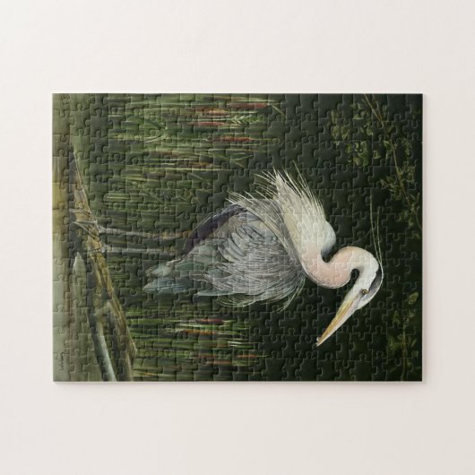 Blue Heron Jigzaag Puzzle Legpuzzel (Horizontaal)