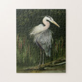 Blue Heron Jigzaag Puzzle Legpuzzel (Verticaal)