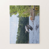 Blue Heron Legpuzzel (Verticaal)