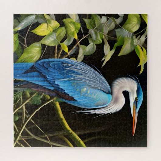 Blue Heron Legpuzzel (Horizontaal)