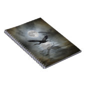 Blue Heron Moon Wild Animal Notitieboek (Rechterzijde)